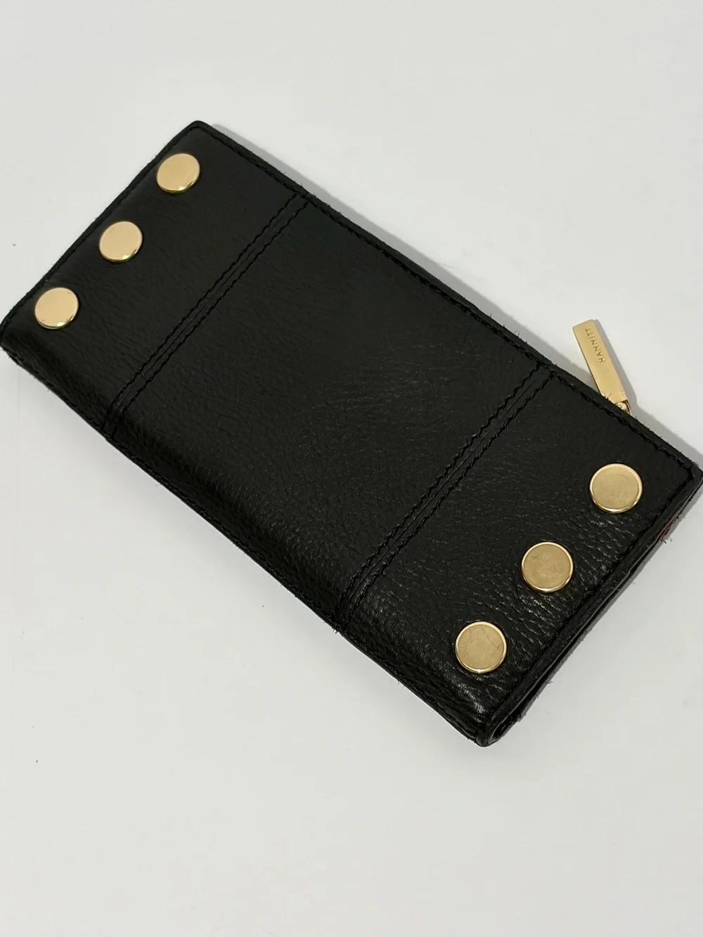 Hammitt 110 North In Black Leather With Brushed Gold Hardware